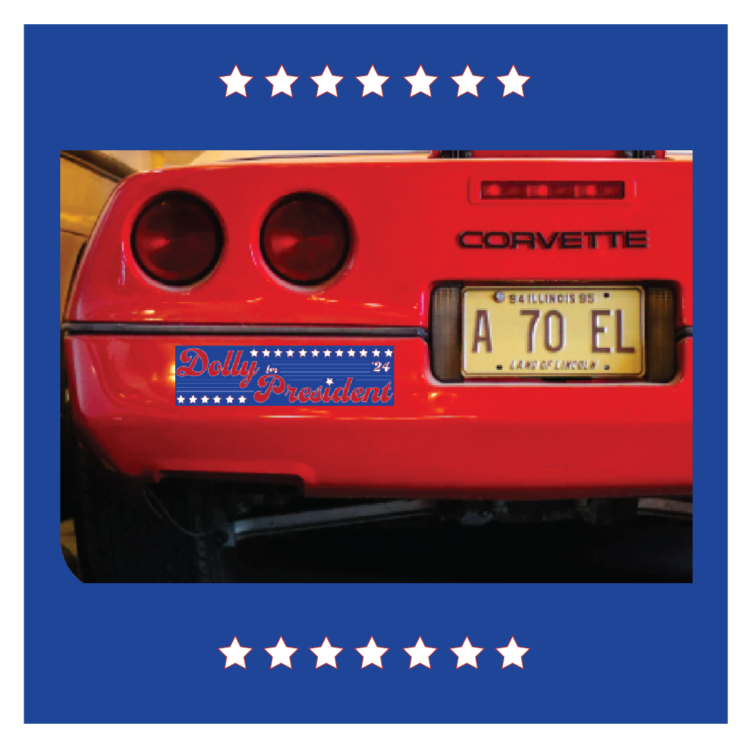 Dolly for President Bumper Sticker